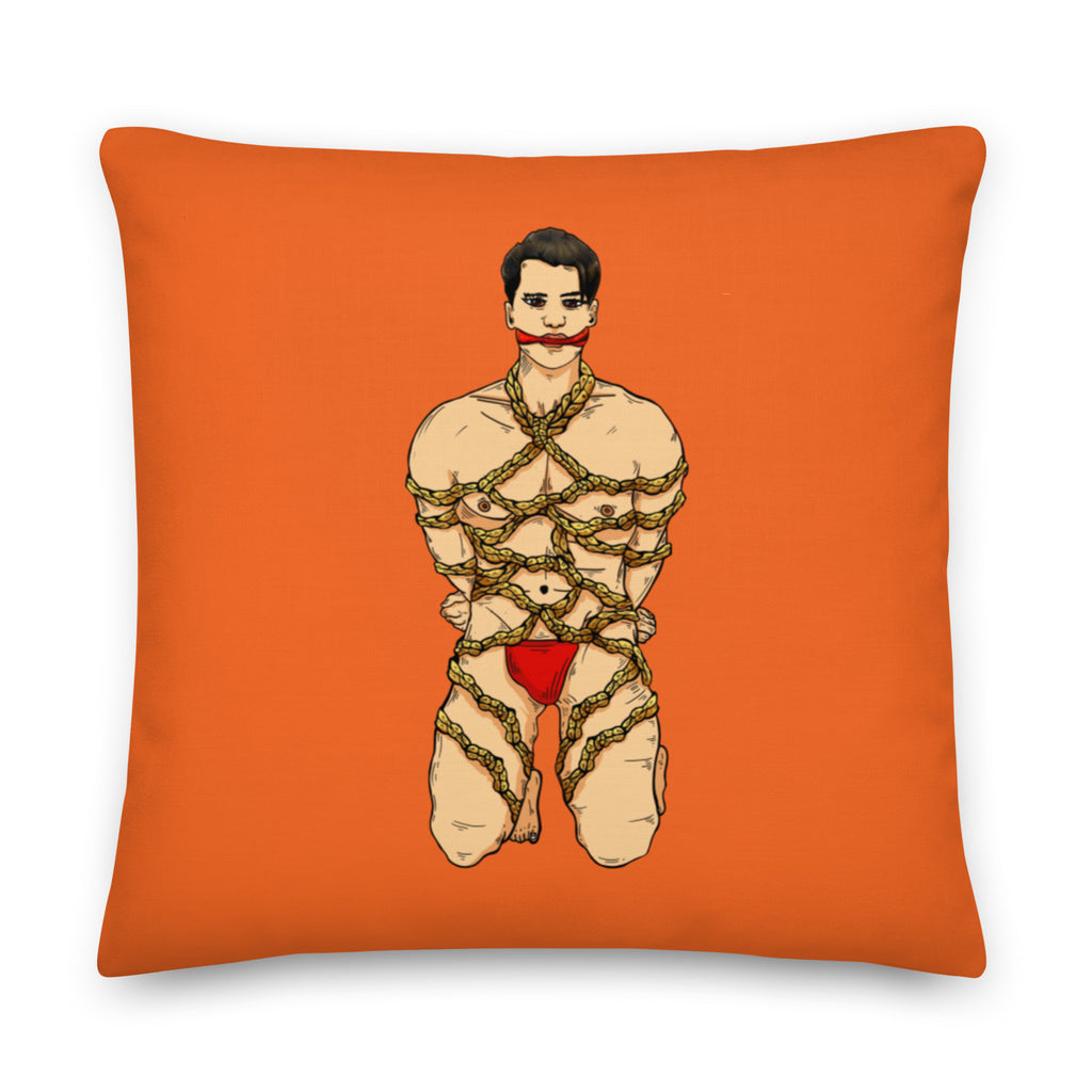  Shibari Pillow by Queer In The World Originals sold by Queer In The World: The Shop - LGBT Merch Fashion