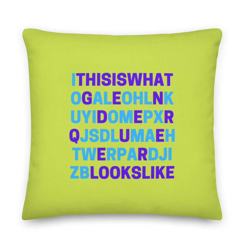  This Is What Genderqueer Looks Like Pillow by Queer In The World Originals sold by Queer In The World: The Shop - LGBT Merch Fashion