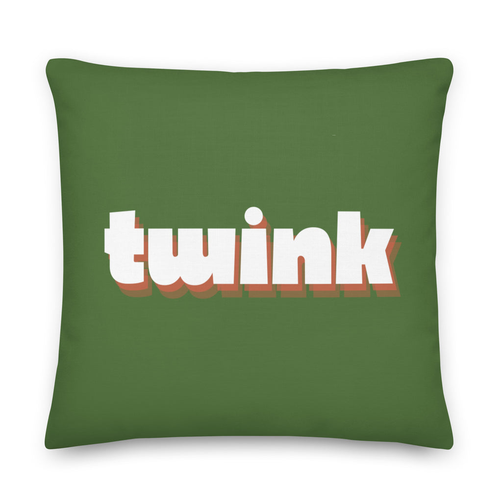  Twink Pillow by Queer In The World Originals sold by Queer In The World: The Shop - LGBT Merch Fashion