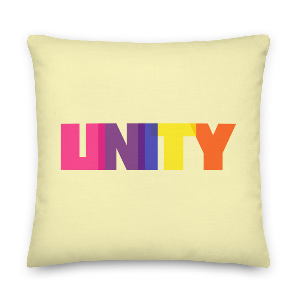  Unity Pillow by Queer In The World Originals sold by Queer In The World: The Shop - LGBT Merch Fashion