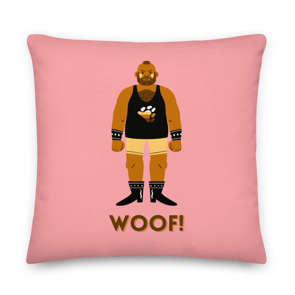  Woof! Gay Bear  Pillow by Queer In The World Originals sold by Queer In The World: The Shop - LGBT Merch Fashion