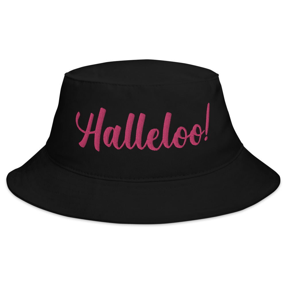 Black Halleloo! Bucket Hat by Queer In The World Originals sold by Queer In The World: The Shop - LGBT Merch Fashion