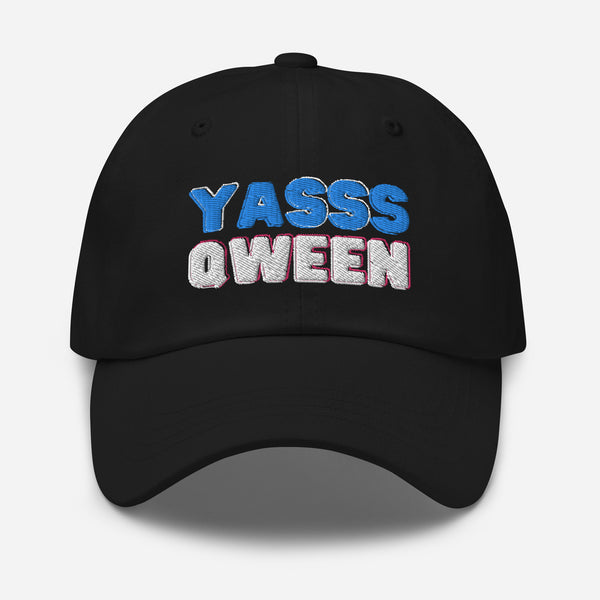 Black Yasss Qween Cap by Queer In The World Originals sold by Queer In The World: The Shop - LGBT Merch Fashion