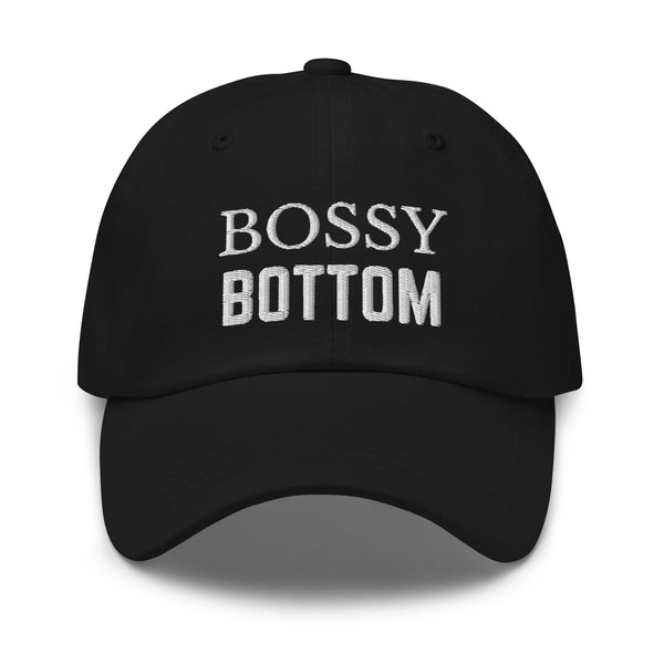 Black Bossy Bottom Cap by Queer In The World Originals sold by Queer In The World: The Shop - LGBT Merch Fashion