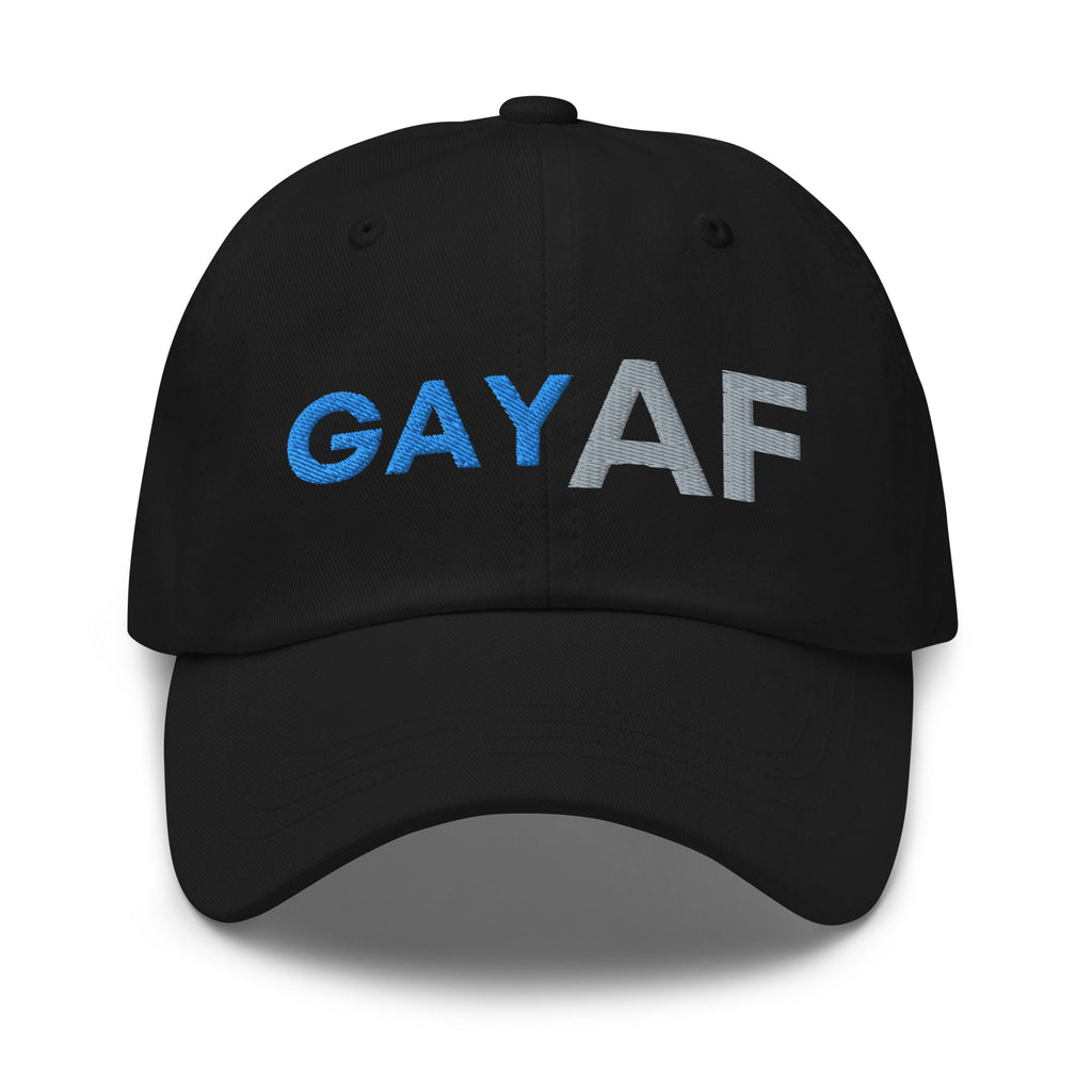 Black Gay AF Cap by Queer In The World Originals sold by Queer In The World: The Shop - LGBT Merch Fashion