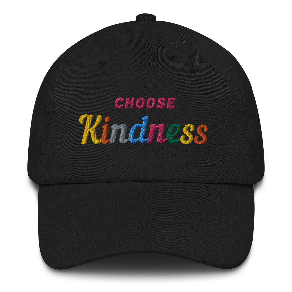 Black Choose Kindness Cap by Queer In The World Originals sold by Queer In The World: The Shop - LGBT Merch Fashion