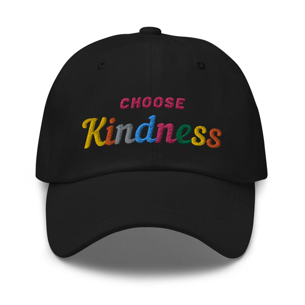 Black Choose Kindness Cap by Queer In The World Originals sold by Queer In The World: The Shop - LGBT Merch Fashion