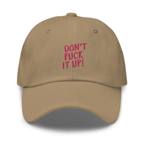 Black Don't Fuck It Up! Cap by Queer In The World Originals sold by Queer In The World: The Shop - LGBT Merch Fashion