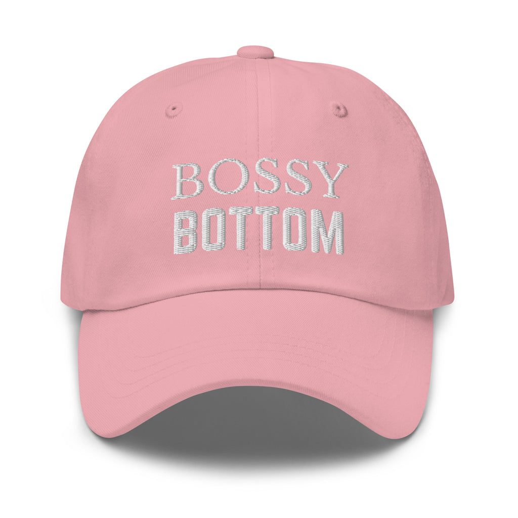 Pink Bossy Bottom Cap by Queer In The World Originals sold by Queer In The World: The Shop - LGBT Merch Fashion
