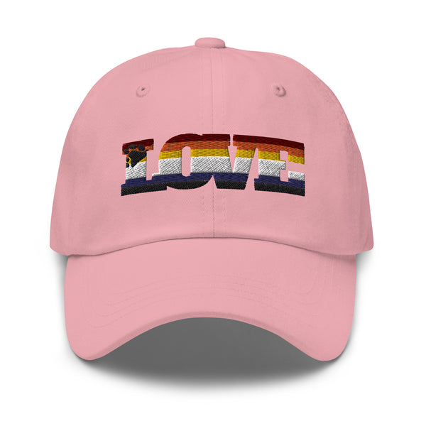 Pink Gay Bear Love Cap by Queer In The World Originals sold by Queer In The World: The Shop - LGBT Merch Fashion