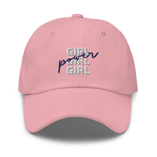 Pink Girl Girl Girl Power Cap by Queer In The World Originals sold by Queer In The World: The Shop - LGBT Merch Fashion