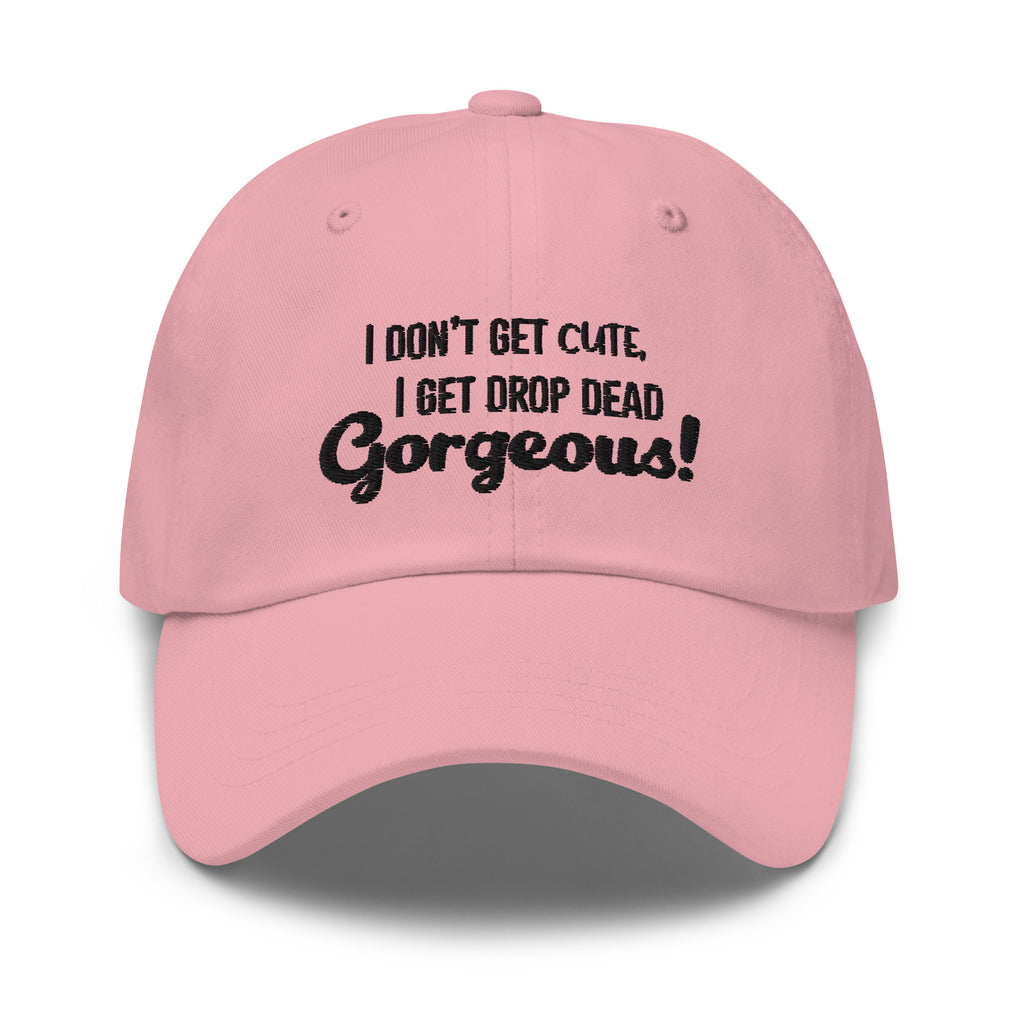 Pink Drop Dead Gorgeous Cap by Queer In The World Originals sold by Queer In The World: The Shop - LGBT Merch Fashion