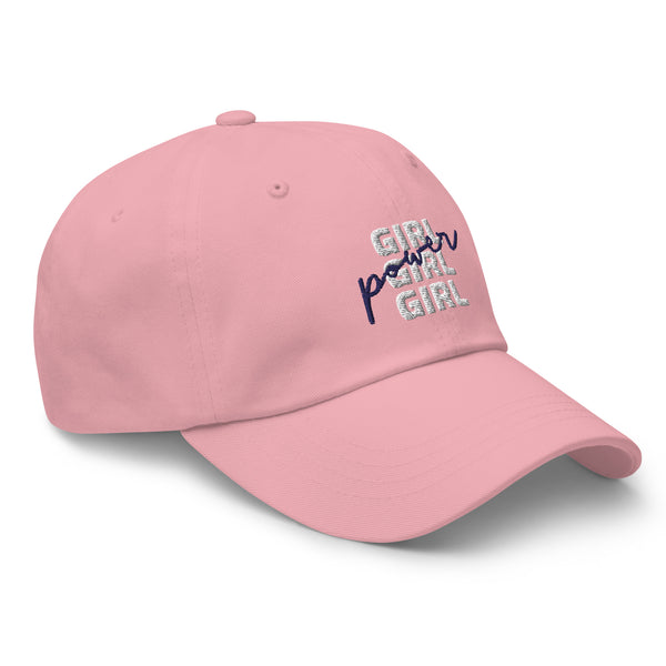 Pink Girl Girl Girl Power Cap by Queer In The World Originals sold by Queer In The World: The Shop - LGBT Merch Fashion