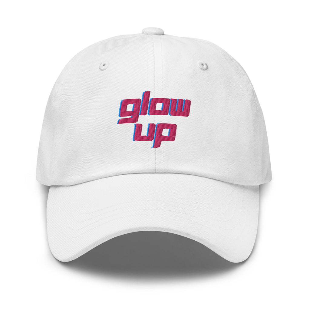 White Glow Up Cap by Queer In The World Originals sold by Queer In The World: The Shop - LGBT Merch Fashion