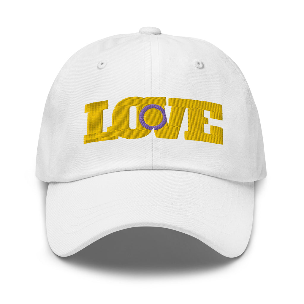 White Intersex Love Cap by Queer In The World Originals sold by Queer In The World: The Shop - LGBT Merch Fashion