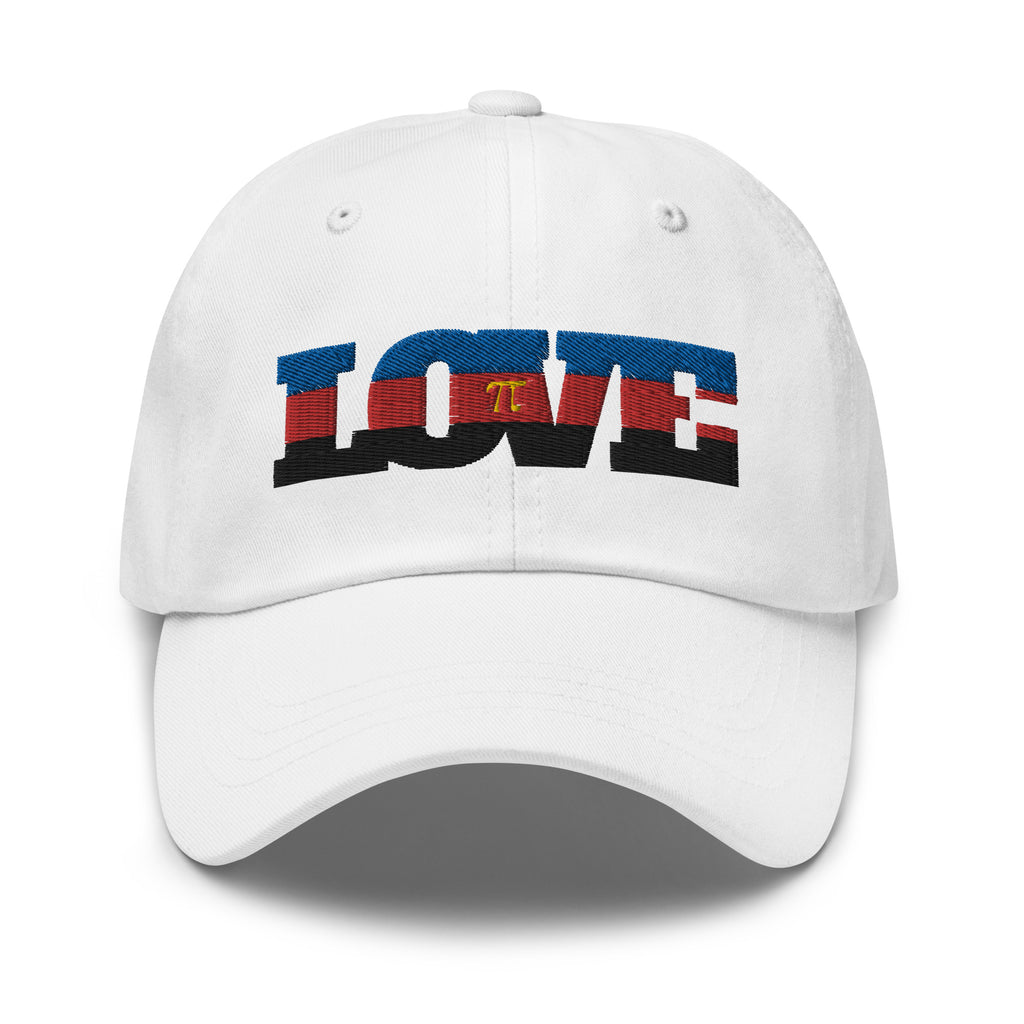 White Polyamory Love Cap by Queer In The World Originals sold by Queer In The World: The Shop - LGBT Merch Fashion