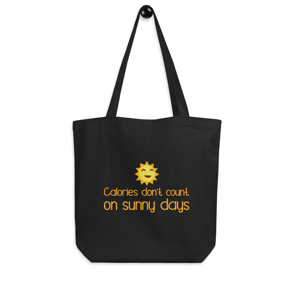  Calories Don't Count On Sunny Days Eco Tote Bag by Queer In The World Originals sold by Queer In The World: The Shop - LGBT Merch Fashion