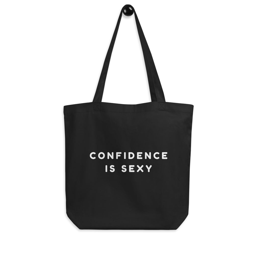 Black Confidence Is Sexy Eco Tote Bag by Queer In The World Originals sold by Queer In The World: The Shop - LGBT Merch Fashion