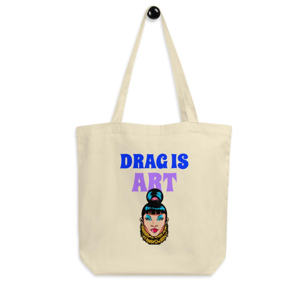 Oyster Drag Is Art Eco Tote Bag by Queer In The World Originals sold by Queer In The World: The Shop - LGBT Merch Fashion