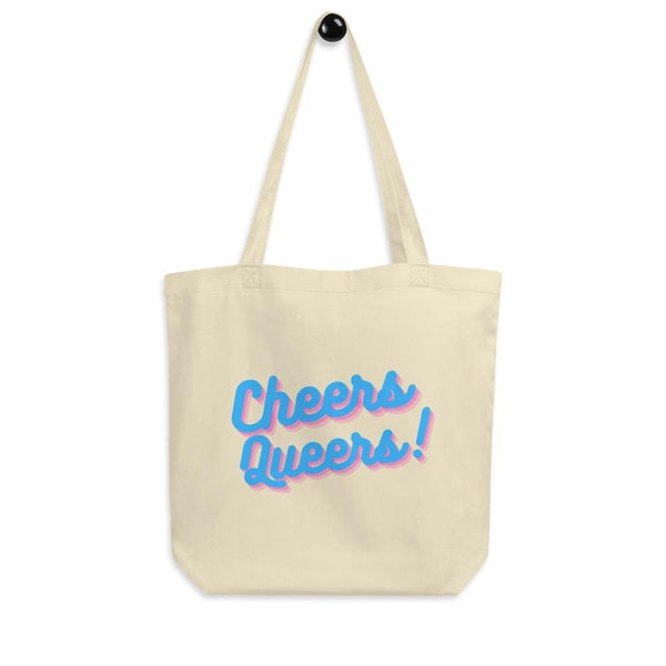 Oyster Cheers Queers! Eco Tote Bag by Queer In The World Originals sold by Queer In The World: The Shop - LGBT Merch Fashion