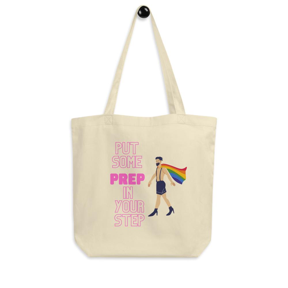 Oyster Put Some PREP In Your Step Eco Tote Bag by Queer In The World Originals sold by Queer In The World: The Shop - LGBT Merch Fashion