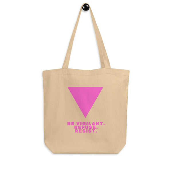 Oyster Be Vigilant. Refuse. Resist. Eco Tote Bag by Queer In The World Originals sold by Queer In The World: The Shop - LGBT Merch Fashion