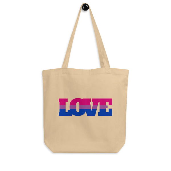 Oyster Bisexual Love Eco Tote Bag by Queer In The World Originals sold by Queer In The World: The Shop - LGBT Merch Fashion