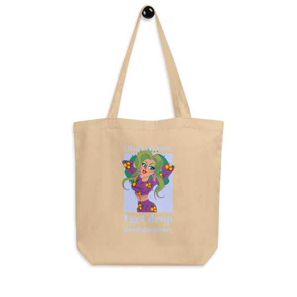 Oyster Drop Dead Gorgeous Eco Tote Bag by Queer In The World Originals sold by Queer In The World: The Shop - LGBT Merch Fashion