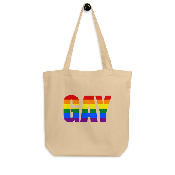 Oyster Gay Eco Tote Bag by Queer In The World Originals sold by Queer In The World: The Shop - LGBT Merch Fashion