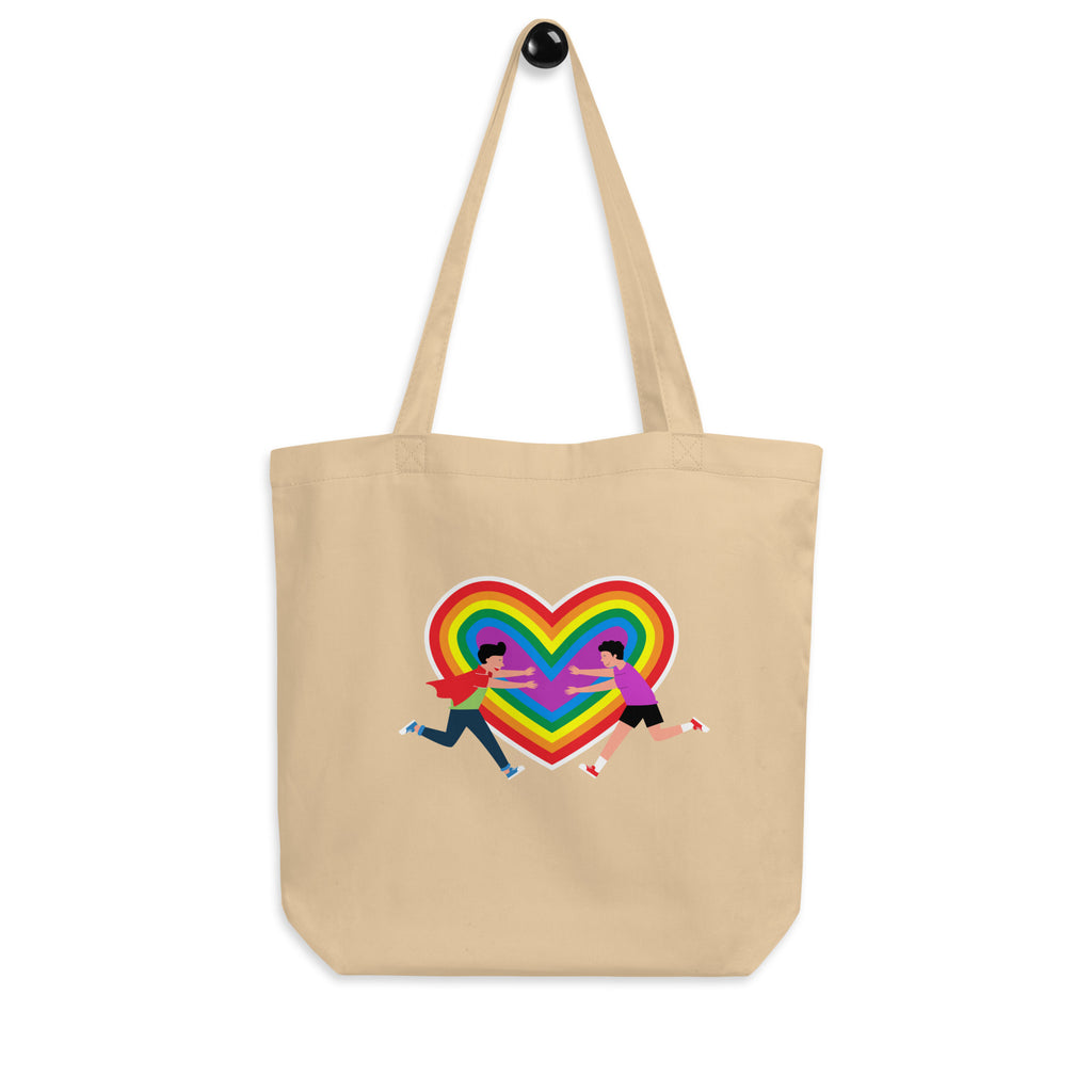  Gay Couple Eco Tote Bag by Queer In The World Originals sold by Queer In The World: The Shop - LGBT Merch Fashion