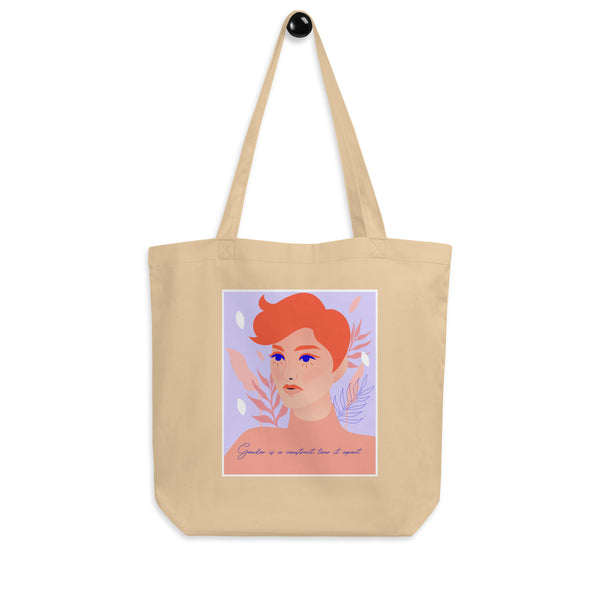 Oyster Gender Is A Construct Tear It Apart Eco Tote Bag by Queer In The World Originals sold by Queer In The World: The Shop - LGBT Merch Fashion