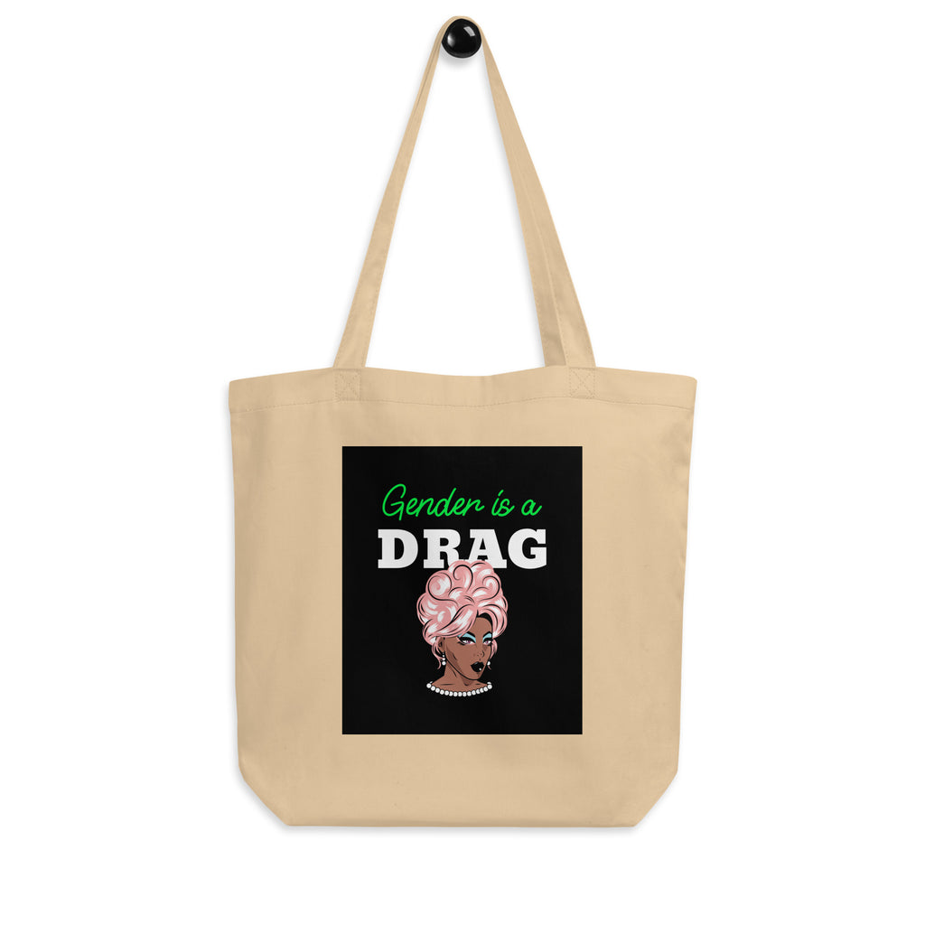  Gender Is A Drag Eco Tote Bag by Queer In The World Originals sold by Queer In The World: The Shop - LGBT Merch Fashion