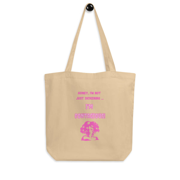 Oyster I'm Contagious Eco Tote Bag by Queer In The World Originals sold by Queer In The World: The Shop - LGBT Merch Fashion