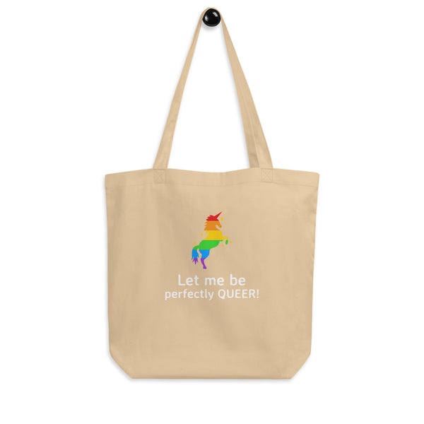 Oyster Let Me Be Perfectly Queer Eco Tote Bag by Queer In The World Originals sold by Queer In The World: The Shop - LGBT Merch Fashion