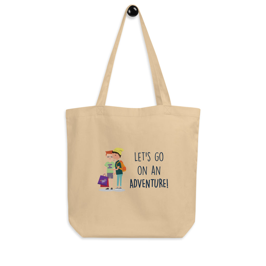  Let's Go On An Adventure Eco Tote Bag by Queer In The World Originals sold by Queer In The World: The Shop - LGBT Merch Fashion