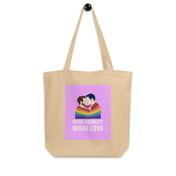 Oyster LGBT Couple Eco Tote Bag by Queer In The World Originals sold by Queer In The World: The Shop - LGBT Merch Fashion