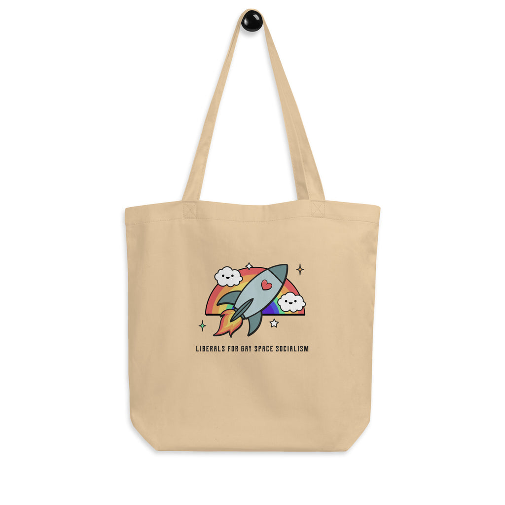  Liberals For Gay Space Socialism Eco Tote Bag by Queer In The World Originals sold by Queer In The World: The Shop - LGBT Merch Fashion