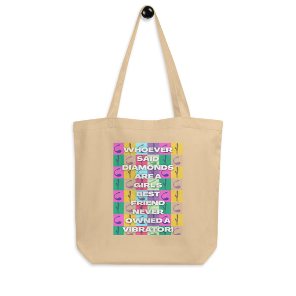 Oyster Never Owned A Vibrator Eco Tote Bag by Queer In The World Originals sold by Queer In The World: The Shop - LGBT Merch Fashion