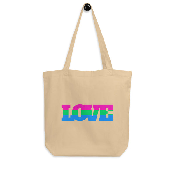 Oyster Polysexual Love Eco Tote Bag by Queer In The World Originals sold by Queer In The World: The Shop - LGBT Merch Fashion