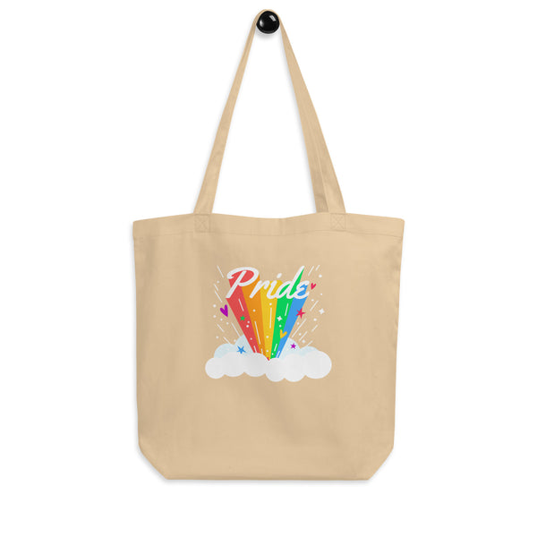 Oyster Pride Rainbow Eco Tote Bag by Queer In The World Originals sold by Queer In The World: The Shop - LGBT Merch Fashion