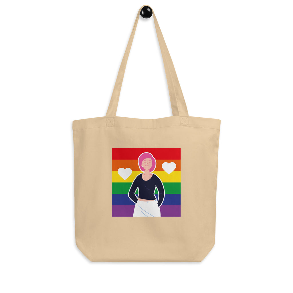  Queer Love Is Love Is Love Eco Tote Bag by Queer In The World Originals sold by Queer In The World: The Shop - LGBT Merch Fashion