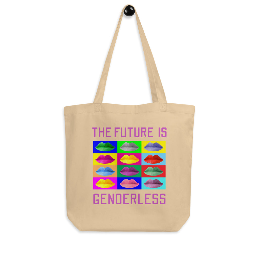 Oyster The Future Is Genderless Eco Tote Bag by Queer In The World Originals sold by Queer In The World: The Shop - LGBT Merch Fashion