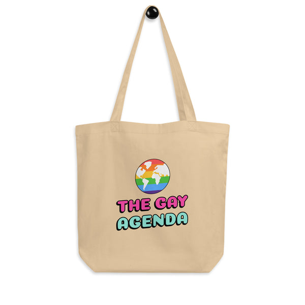  The Gay Agenda Eco Tote Bag by Queer In The World Originals sold by Queer In The World: The Shop - LGBT Merch Fashion