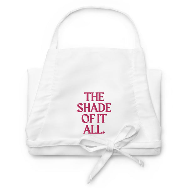  The Shade Of It All Embroidered Apron by Queer In The World Originals sold by Queer In The World: The Shop - LGBT Merch Fashion