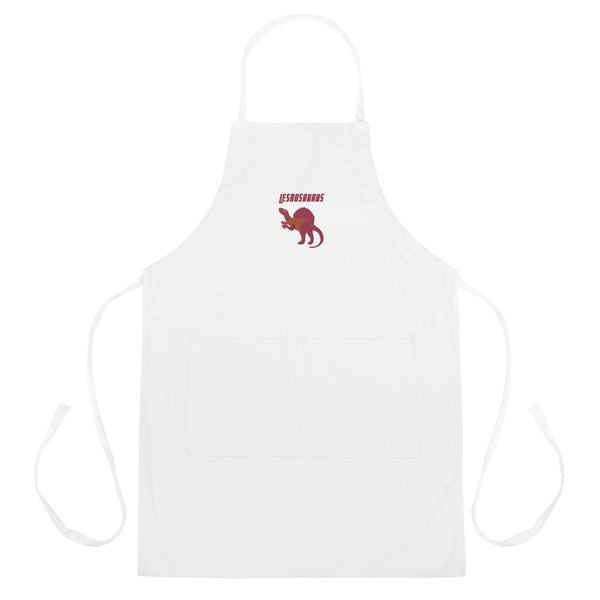  Lesbosaurus Embroidered Apron by Queer In The World Originals sold by Queer In The World: The Shop - LGBT Merch Fashion