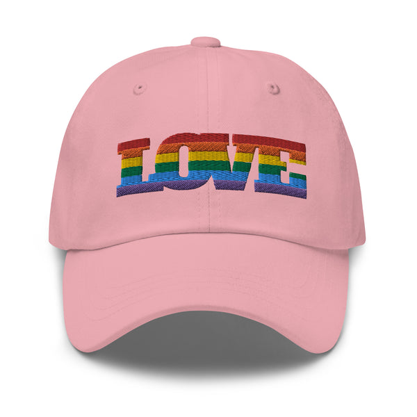 Pink pride cap with 