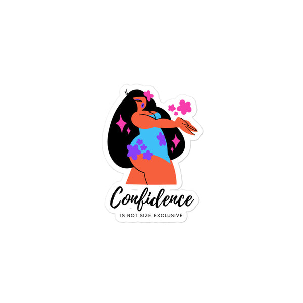  Body Confidence Bubble-Free Stickers by Queer In The World Originals sold by Queer In The World: The Shop - LGBT Merch Fashion