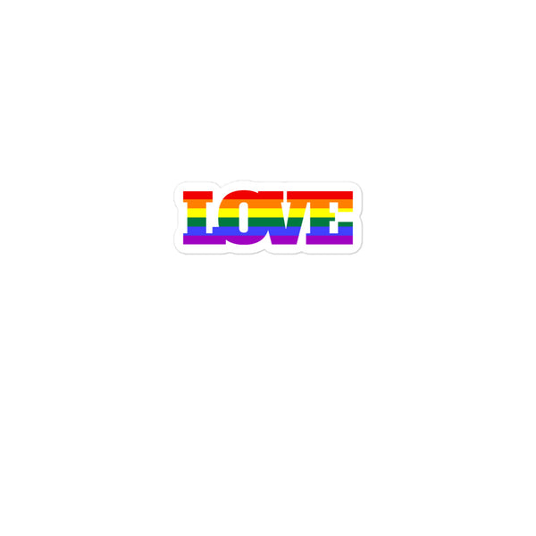  Gay Love Bubble-Free Stickers by Queer In The World Originals sold by Queer In The World: The Shop - LGBT Merch Fashion