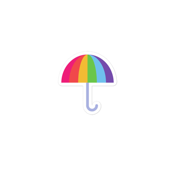  Gay Umbrella Bubble-Free Stickers by Queer In The World Originals sold by Queer In The World: The Shop - LGBT Merch Fashion