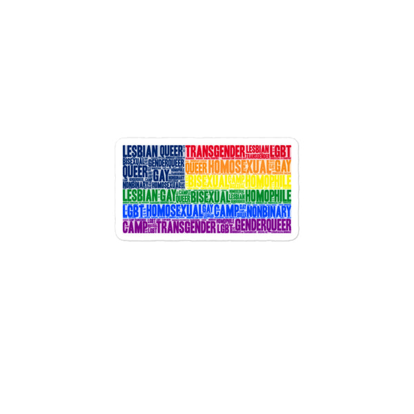  Gay USA Bubble-Free Stickers by Queer In The World Originals sold by Queer In The World: The Shop - LGBT Merch Fashion